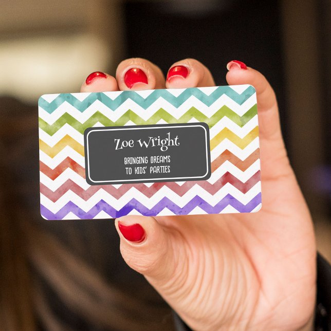 Cartão De Visita Planejador de Partido para Crianças (Kids Party Planner Business Cards)