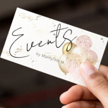 Planejamento de Eventos Balões Glitter Modernos