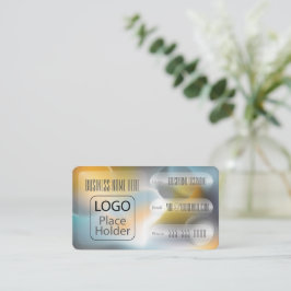 Cartão De Visita Planetas de Glassmorfismo