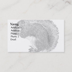 Cartão De Visita Planície do esquilo