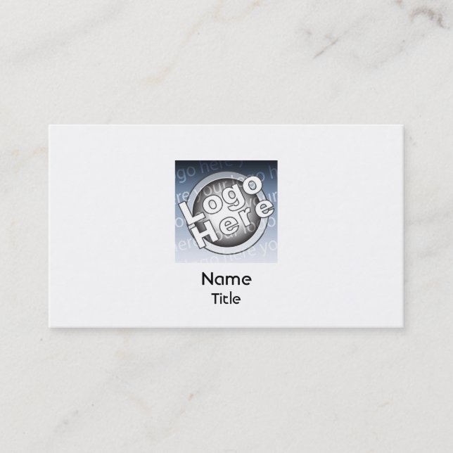 Cartão De Visita Planície - negócio (Frente)