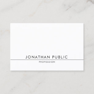 Cartão De Visita Planilha Mínima de Tendência de Design Moderna Ele