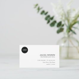 Cartão De Visita Planilha profissional minimalista personalizada