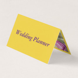 Cartão De Visita Planner de Casamento de páscoa