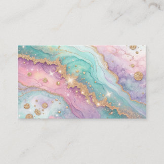 Cartão De Visita Plano de fundo óptico da Glitter de Mesmerização