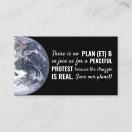 Cartão De Visita Plano (et) B, Ponto de Reunião para as Alterações