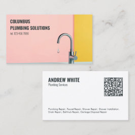 Cartão De Visita Plumbador QR