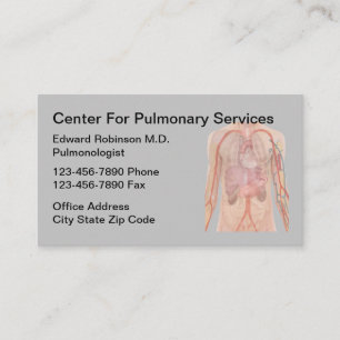 Cartão De Visita Pneumologista Médico Pulmonar