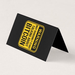 CARTÃO DE VISITA PODE COMEÇAR ALEATORIAMENTE A FALAR SOBRE A BITCOI