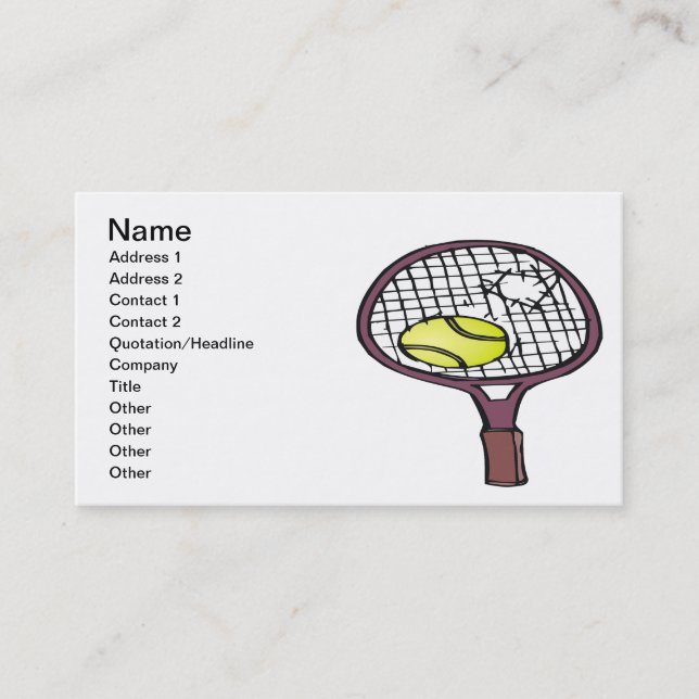 Cartão De Visita Poder puro (Frente)