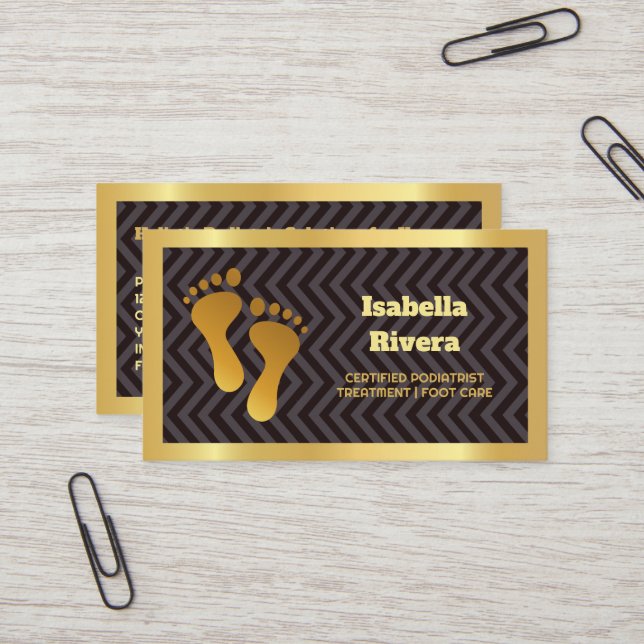 Cartão De Visita Podologista (Frente/Verso In Situ)