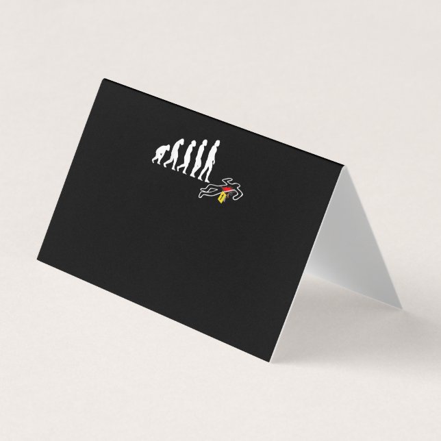 Cartão De Visita Polícia de Evolução Cena de Crime Tenente (Frente)