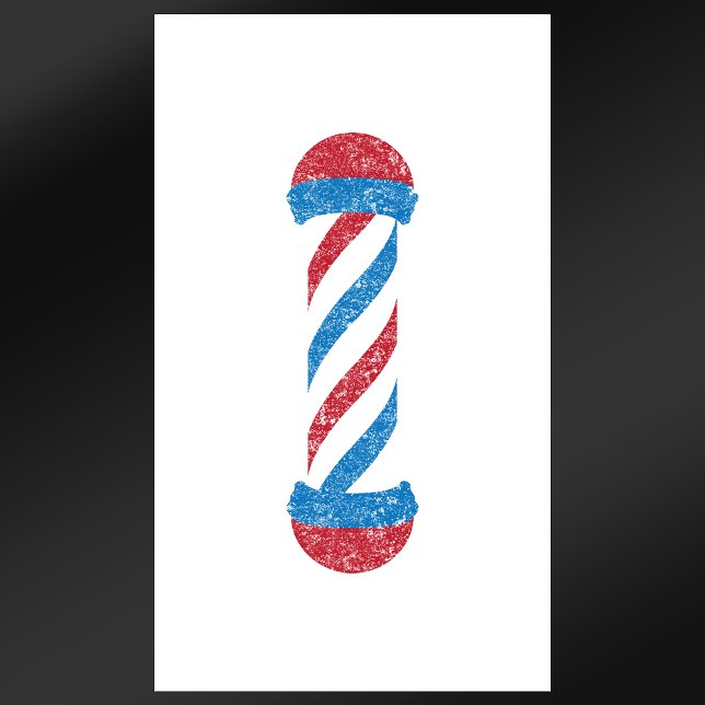 Cartão De Visita polo de barbearia (Criador carregado)