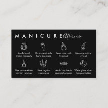 Pontas de pós-tratamento de manicure superior pret