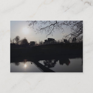 Cartão De Visita Ponte sobre um rio