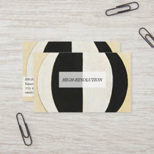 Cartão De Visita Ponto de vista atual de Mahatmas por Hilma af Klin