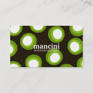 CARTÃO DE VISITA PONTOS 311-LIME RETROS