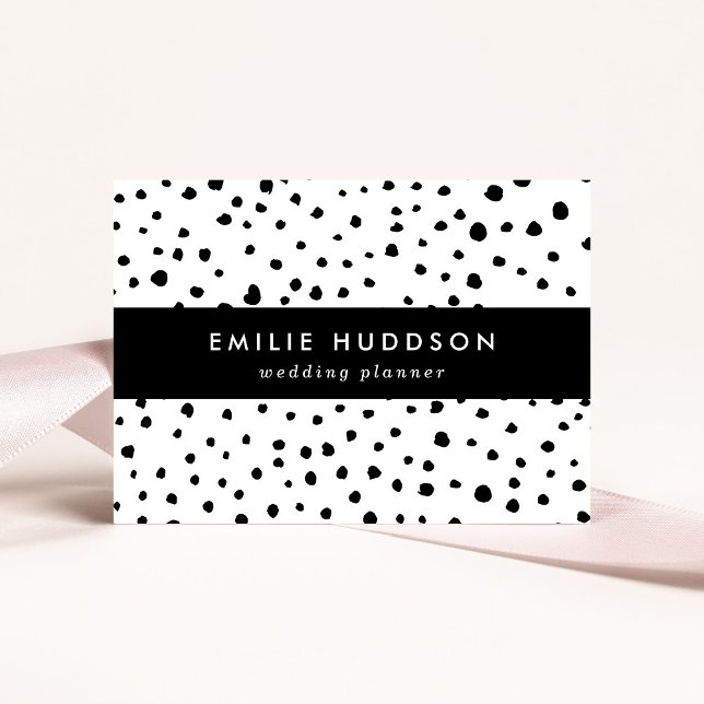 Cartão De Visita Pontos Dalmáticos, Pontos Dalmáticos, Preto e Bran (Criador carregado)