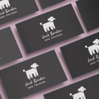 Poodle Branco Gráfico