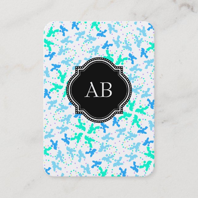 Cartão De Visita Poodle Delight (Frente)