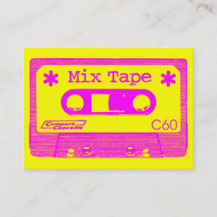 Cartão De Visita Pop III da fita da mistura