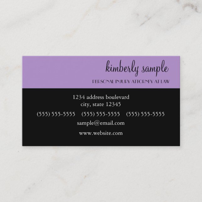 Cartão De Visita Popular (Frente)