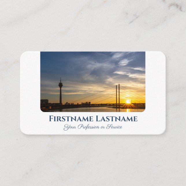 Cartão De Visita Pôr do sol Cidade Taxi driver taxi amarelo táxi (Frente)