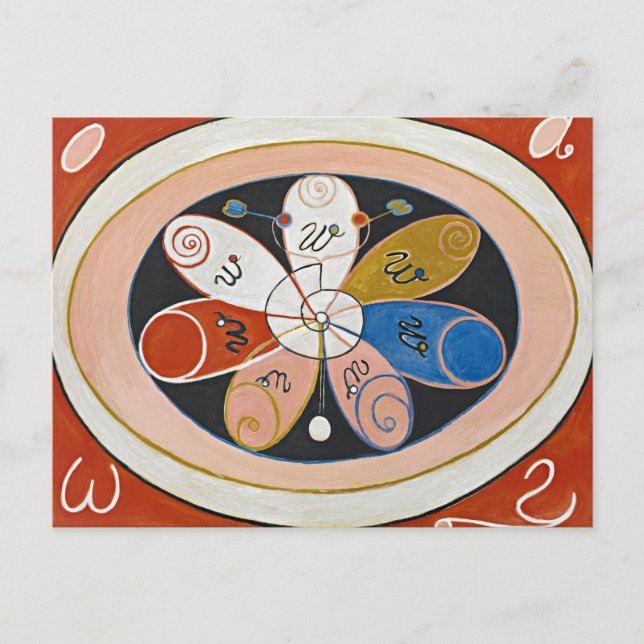 Cartão de Visita por Hilma af Klint (Frente)
