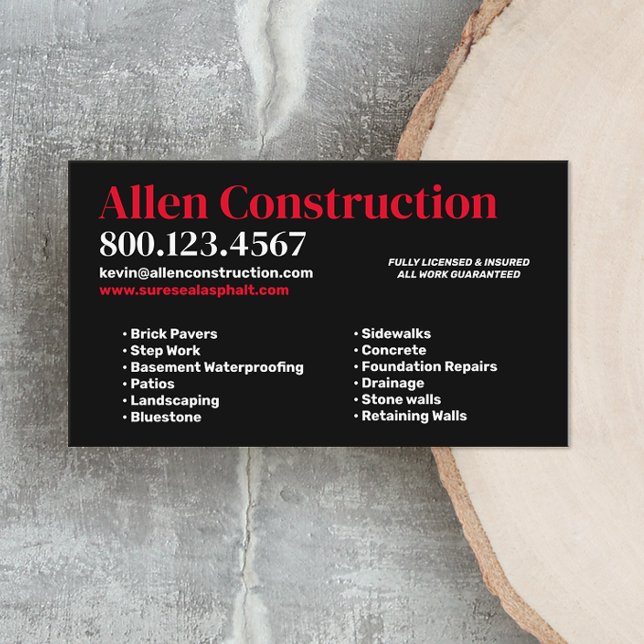 Cartão De Visita Porta de entrada e portátil de tijolos (Criador carregado)