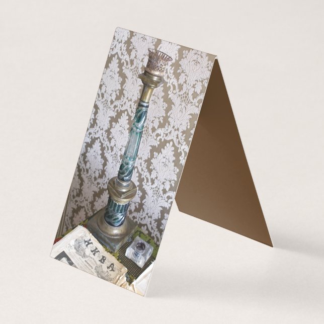 Cartão De Visita Porta-vozes de vidro (Frente)