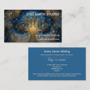 Cartão De Visita Portal Celestial   Árvore da Vida