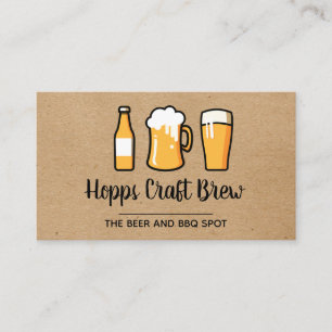 Cartão De Visita Portas de Cerveja