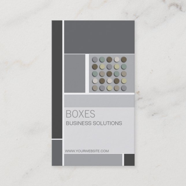 Cartão De Visita Portas de Felpudo monocromáticas de Abstrato de Ar (Frente)