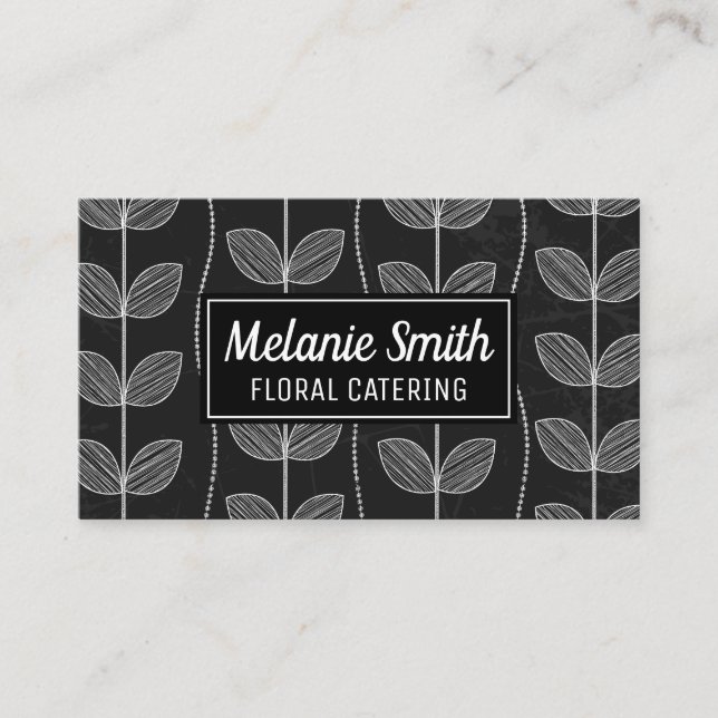 Cartão De Visita Portas do giz da Flor (Frente)