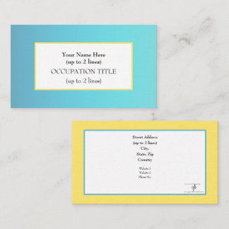 Cartão De Visita Positivamente na margem