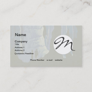 Cartão De Visita Poster da Viagens vintage da Caverna de Viagem