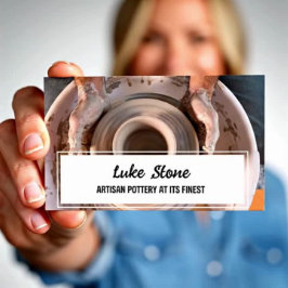 Cartão De Visita Potência artesanal