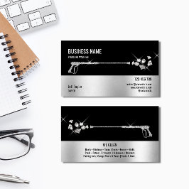 Cartão De Visita Potência de lavagem da pressão profissional