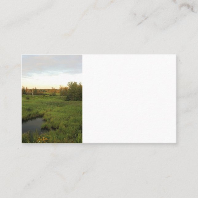 Cartão De Visita Prado ensolarado (Frente)