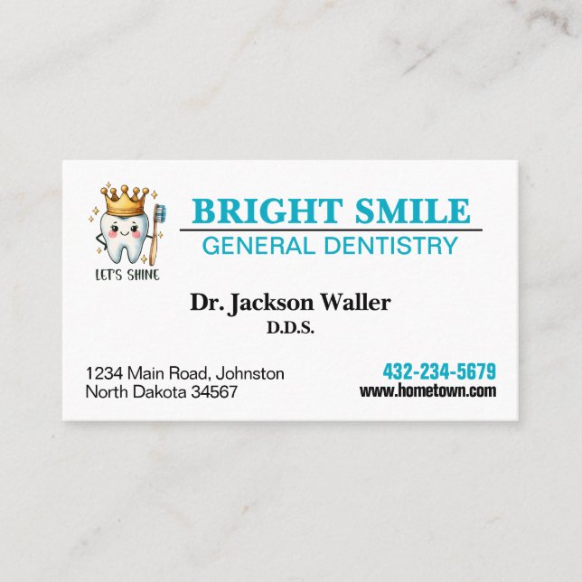 Cartão De Visita Prática Dentista (Frente)