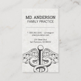 Cartão De Visita Prática Familiar | Símbolo médico