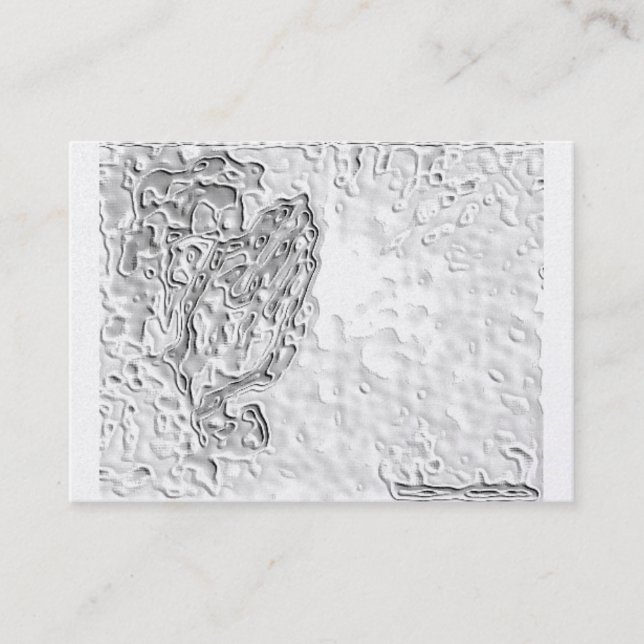 Cartão de visita Praying da pérola das mãos (Frente)