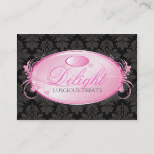 Cartão De Visita Prazer 311 cor-de-rosa