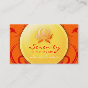 Cartão De Visita Prazer morno dos termas 311