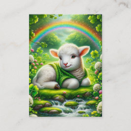 Cartão De Visita Precioso Lamb - Placa Psalm 23 KJV
