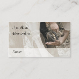 Cartão De Visita Pregar em uns calçados no marrom