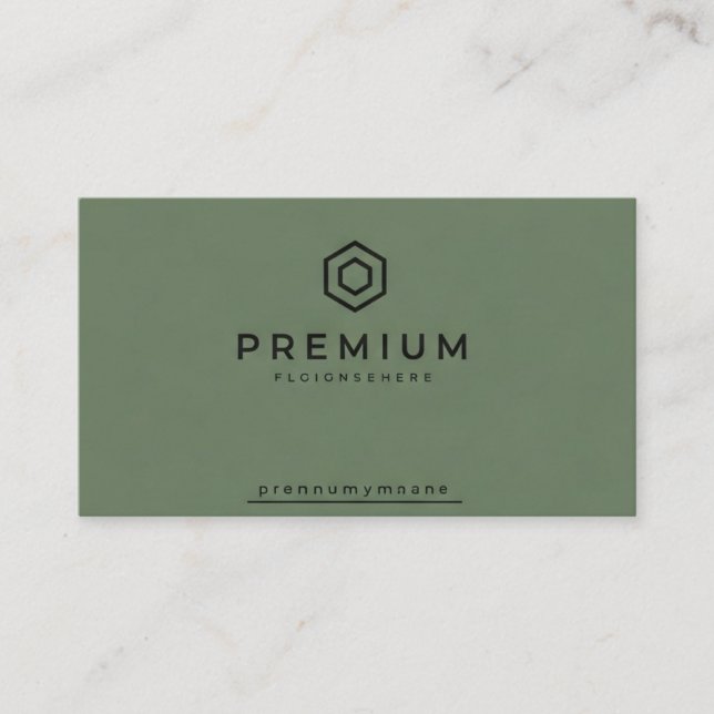 Cartão de visita Premium (Frente)