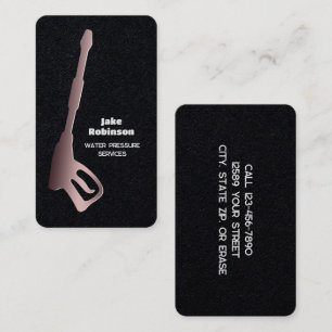 Cartão De Visita Premium de lavagem por pressão