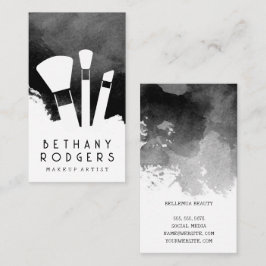 Cartão De Visita Preparar Escovas | Negra