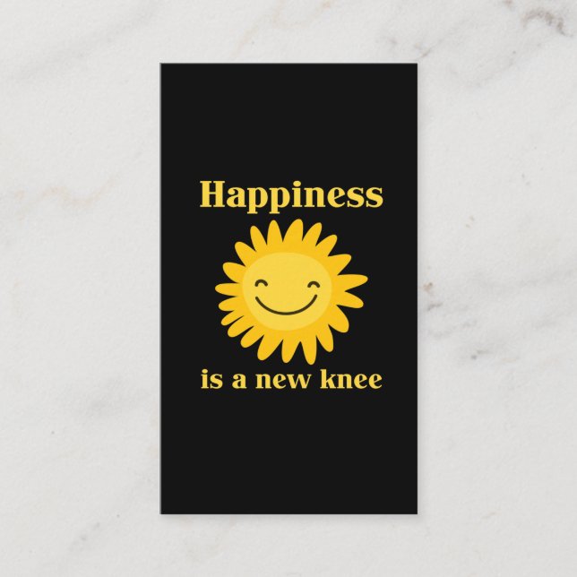 Cartão De Visita Presente de Recuperação de Cirurgia Engraçada de S (Frente)